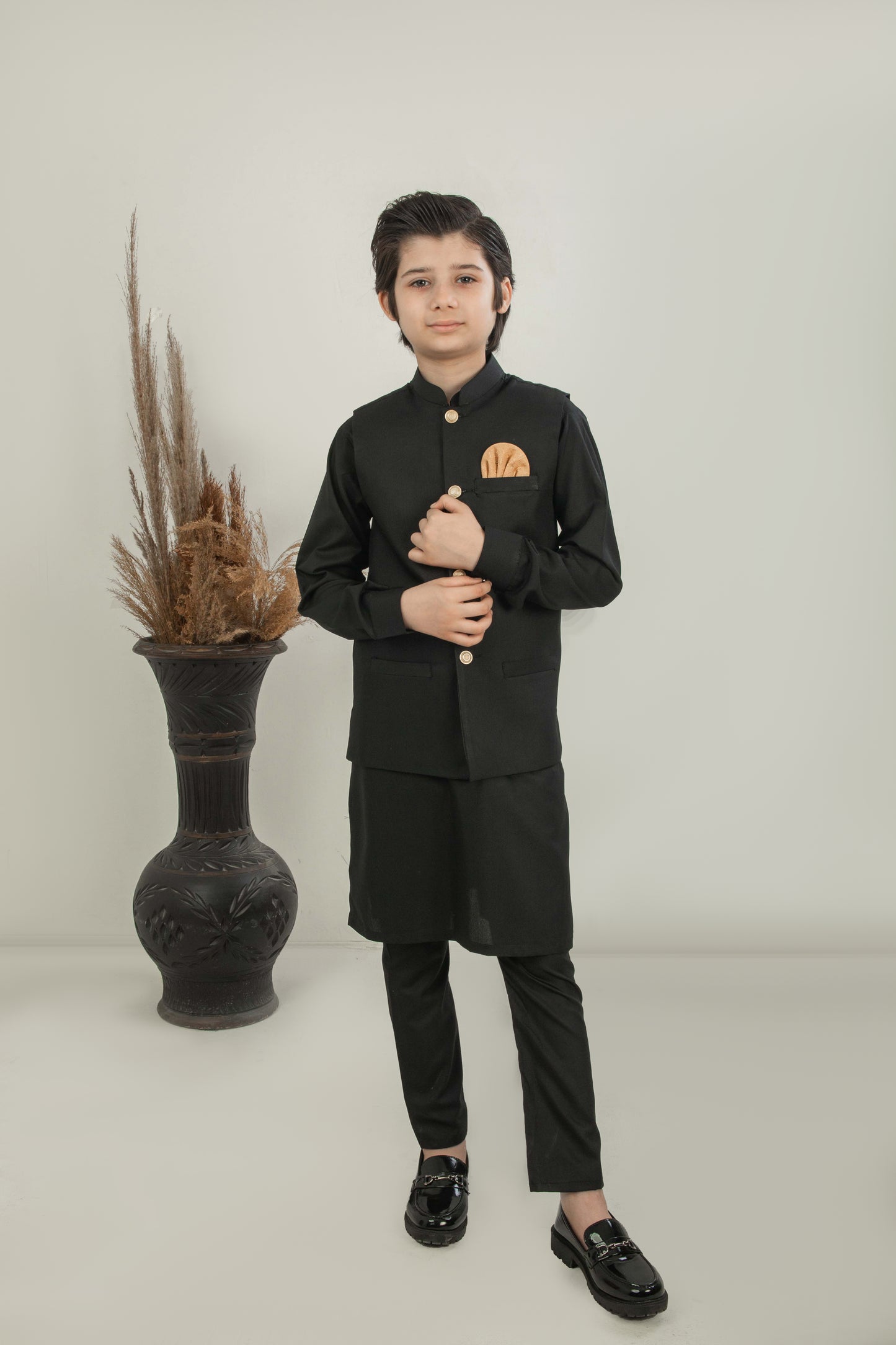 Black Waistcoat Suit