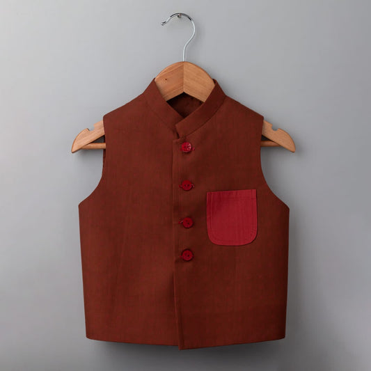 Rusty Brown Waistcoat