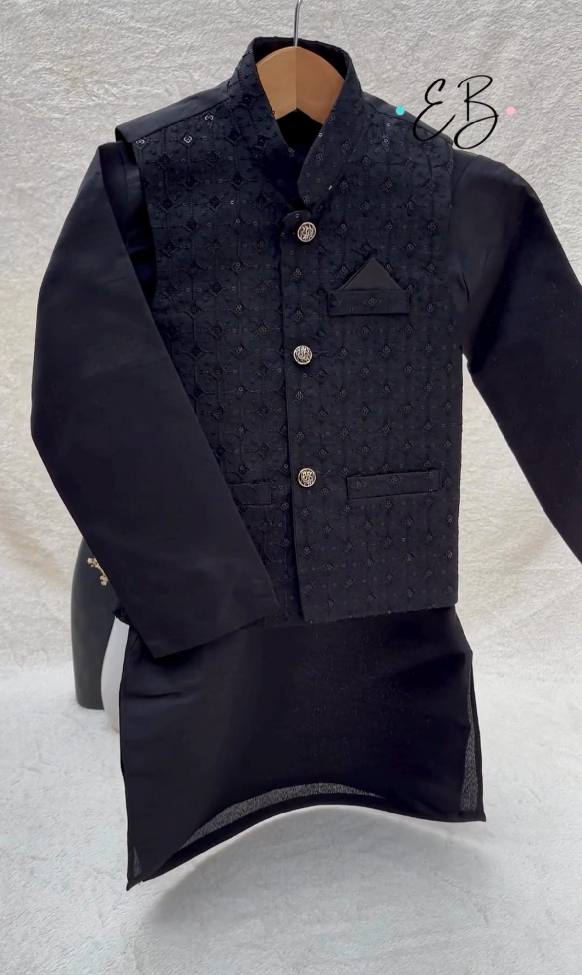 Black Waistcoat Suit