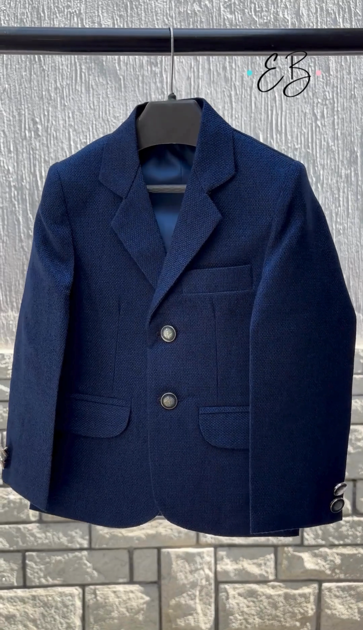 Blue Jute Blazer