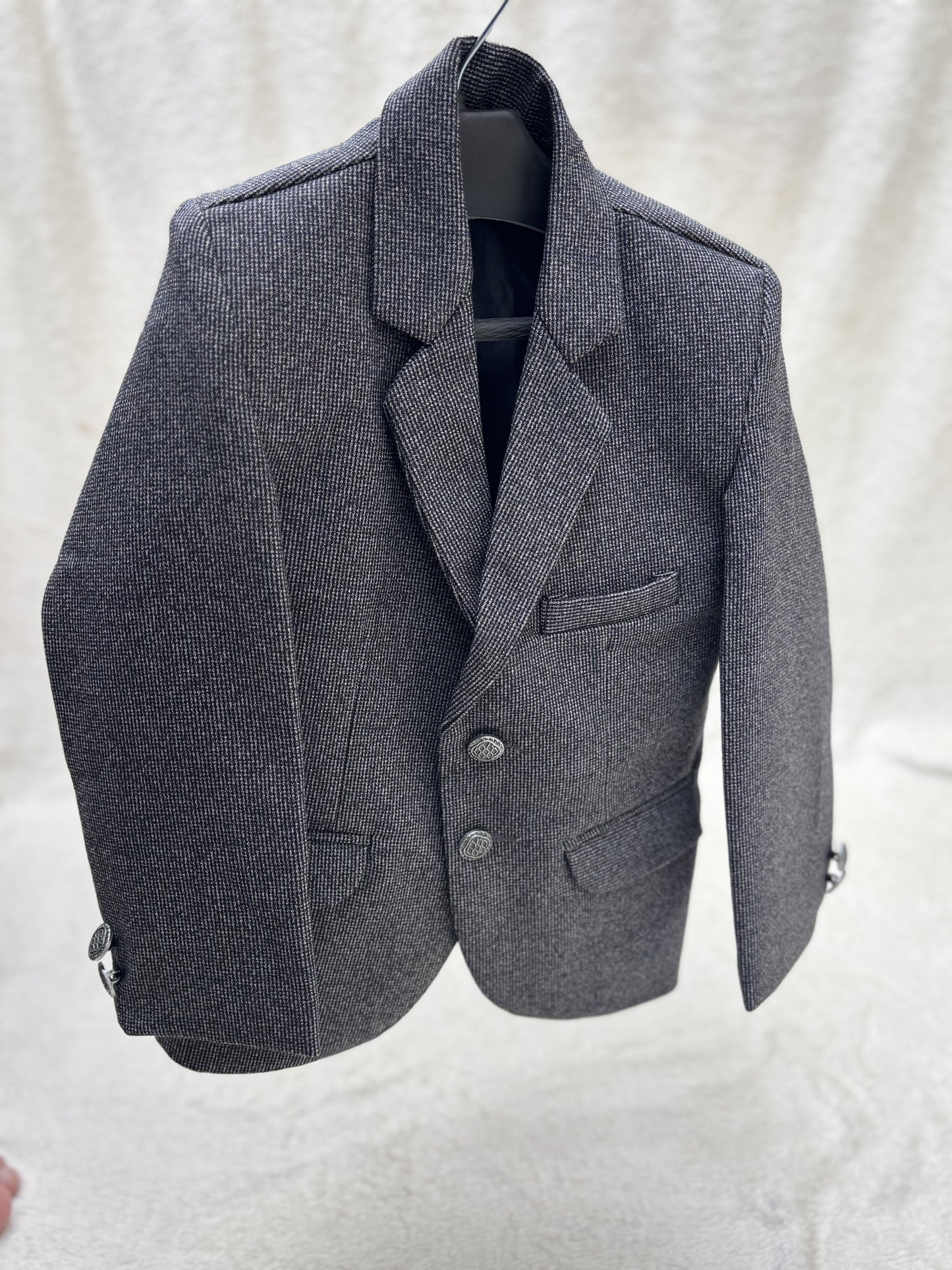 Gray Casual Blazer